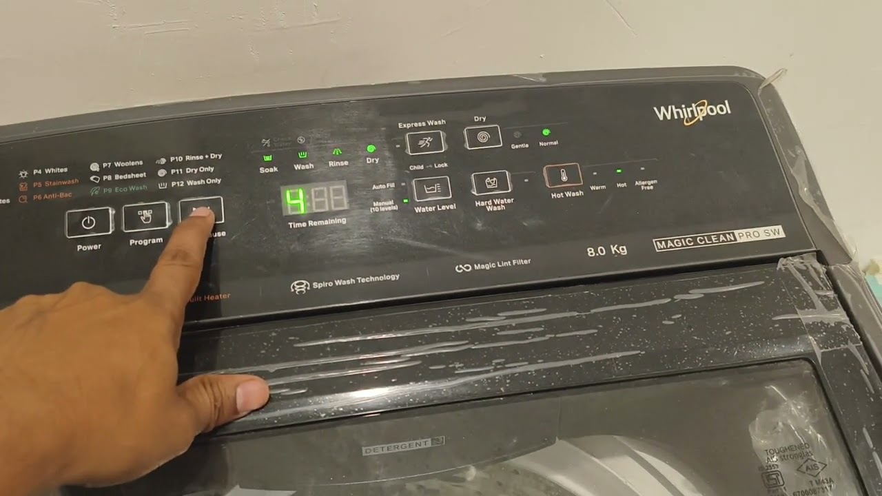 Whirlpool Magic Pro heater taking 3 hours to wash clothes #whirlpool #heater #clothes#washingmachine