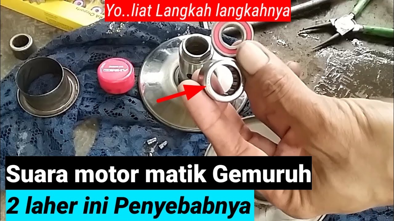 Cara Ganti bearing/Laher pully Yamaha Mio old