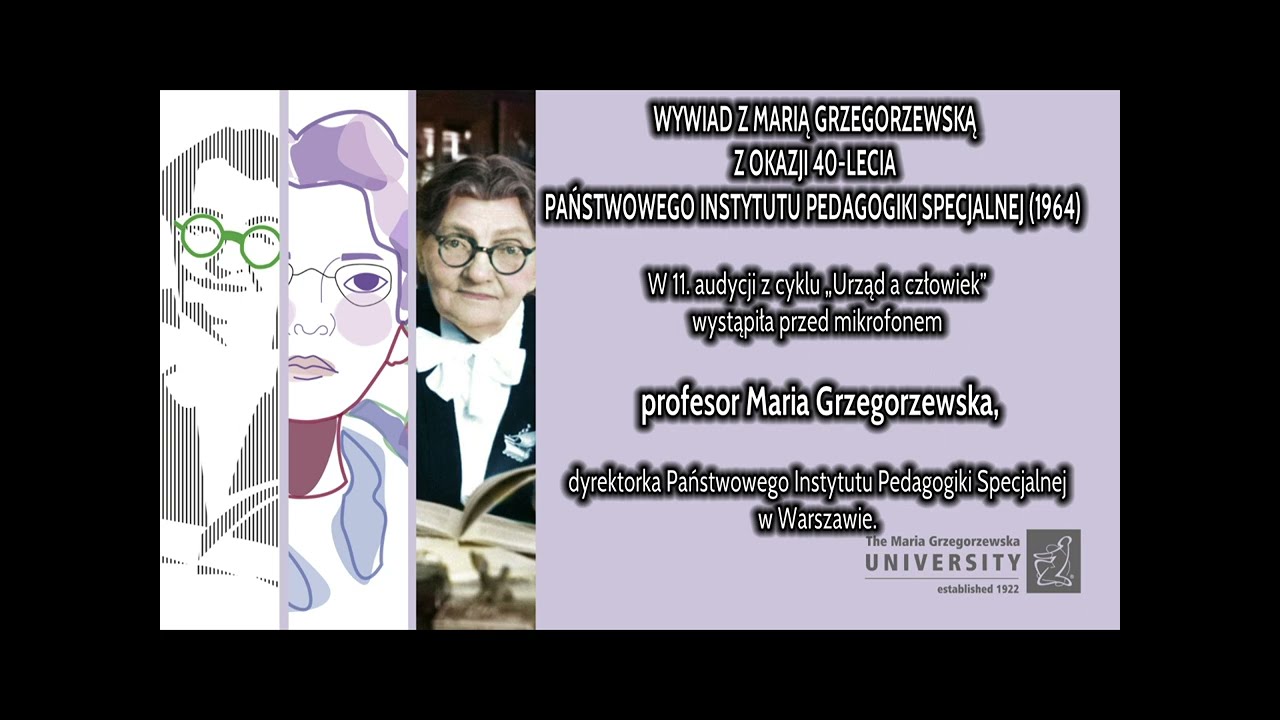 Wywiad z Marią Grzegorzewską  PL