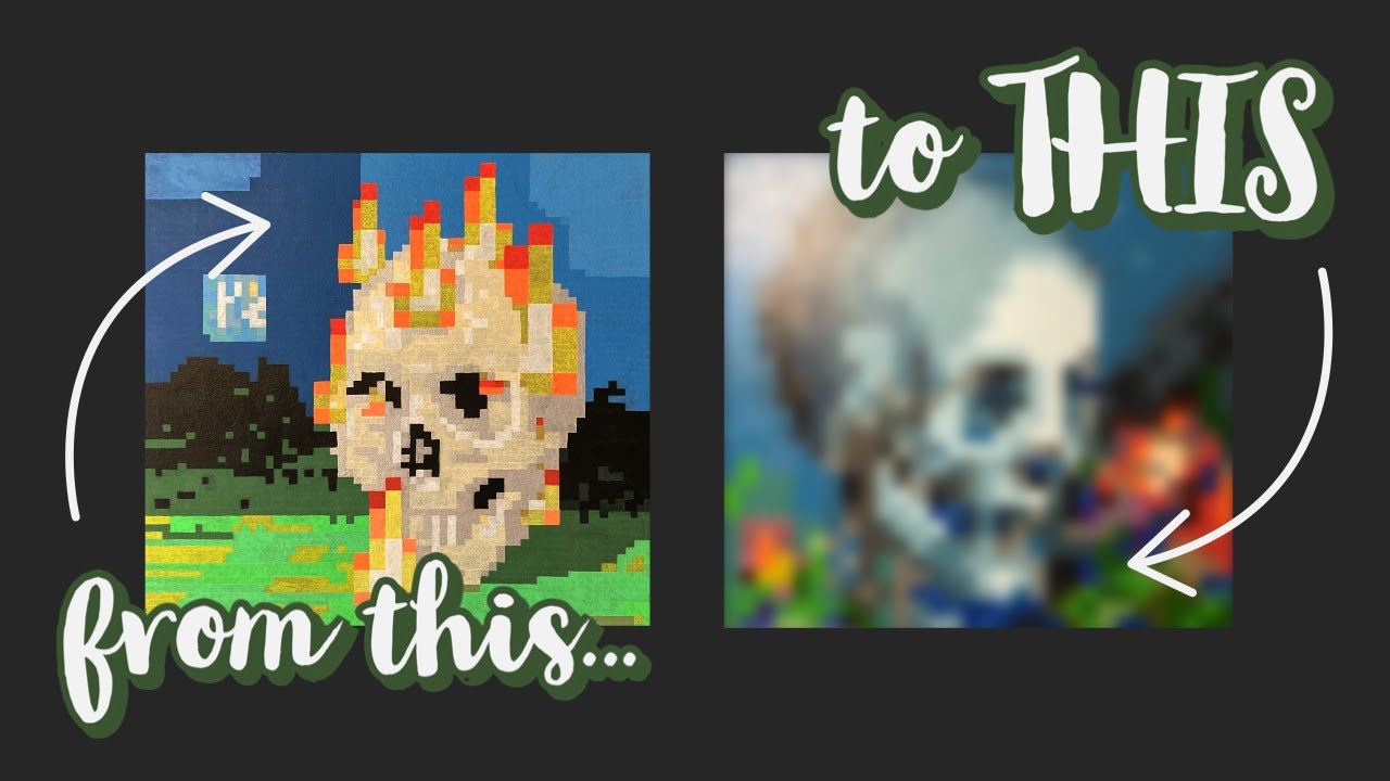 Redoing my Minecraft Themed Chalkboard