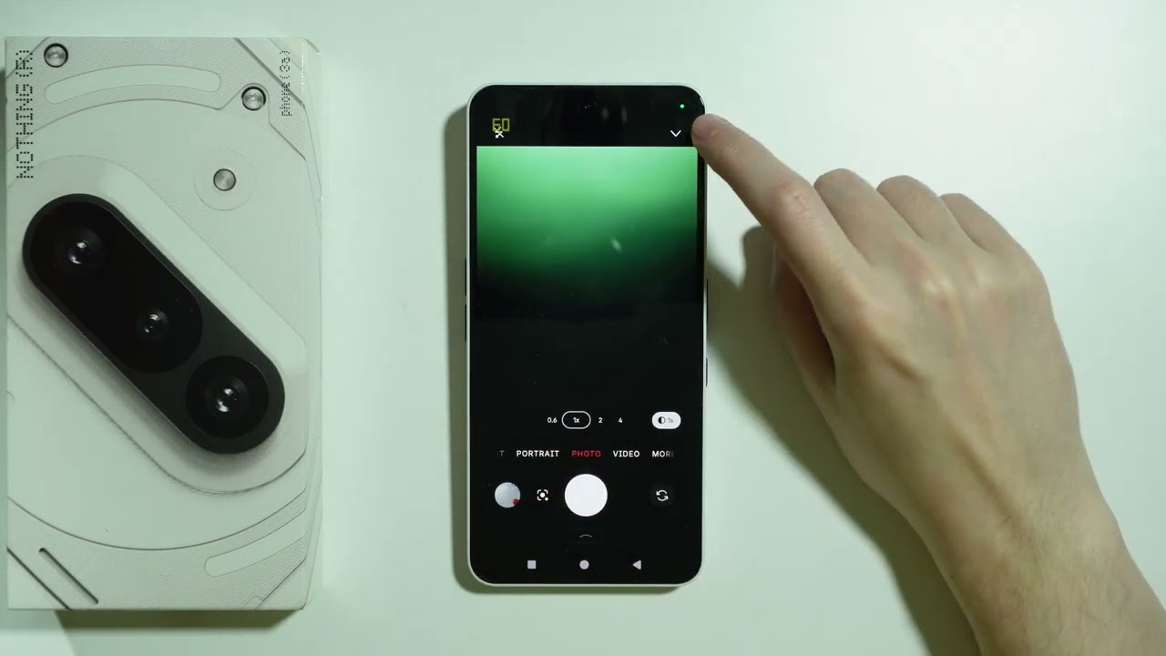Nothing Phone 3a: как открыть настройки камеры