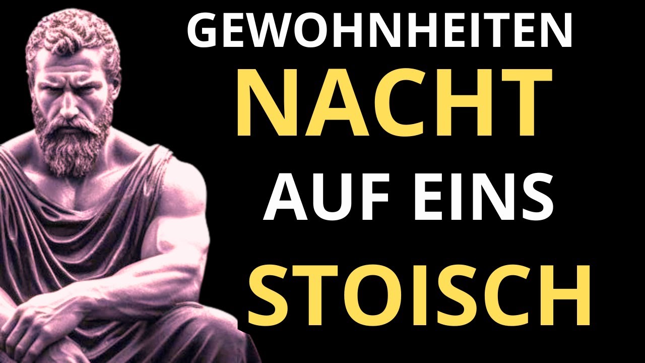 7 Dinge, die Sie jeden Abend tun M&Uuml;SSEN [Stoische Routine]