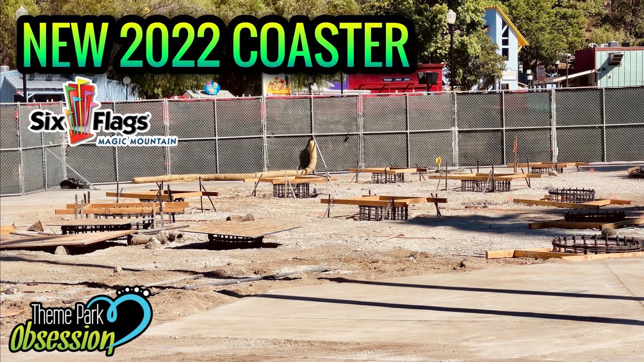Six Flags Magic Mountain Update! | 2022 Coaster Project Moves Fast