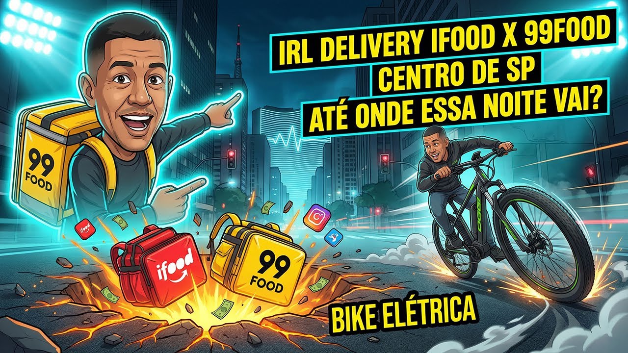 {IRL}AOVIVO ENTREGAS DE APP NA NOITE PERIGOSA DE SP CENTRO