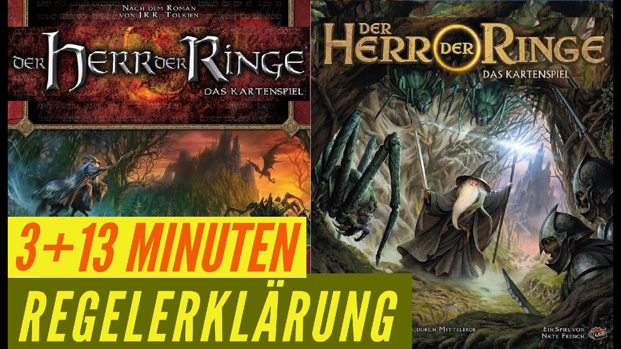 Der Herr der Ringe ⚔ LCG 💍 Kartenspiel 👑 Regeln Anleitung 🛡 Grundspiel
