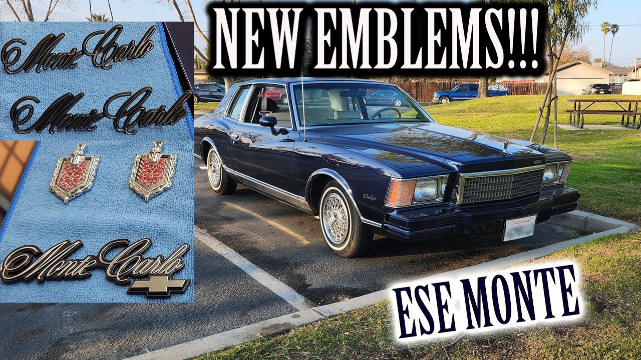New Emblems for Ese Monte | '78 Monte Carlo