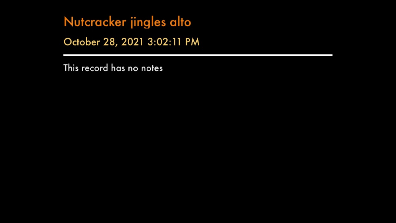 Nutcracker jingles alto