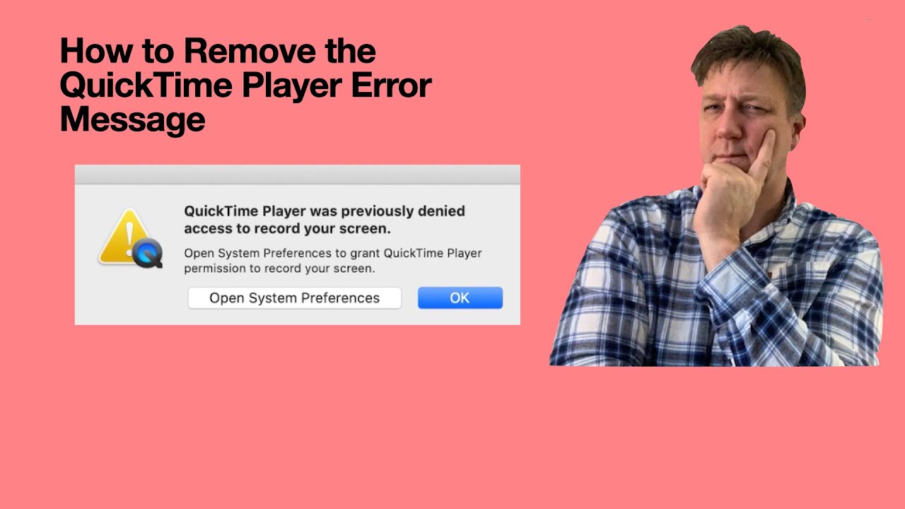Remove Error Message - 