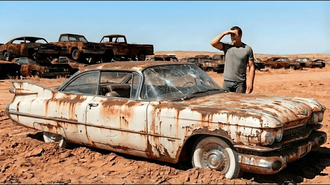 ASMR Car Restoration! Rescuing an Abandoned Cadillac DeVille (1959) Full Rebuild from Rotting Shell