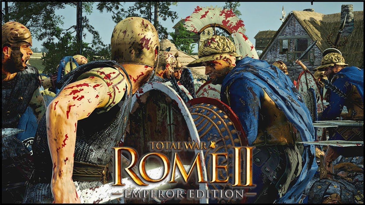 Bloody Wall Assault & Brutal City Fight! 2v2-Total War Rome 2