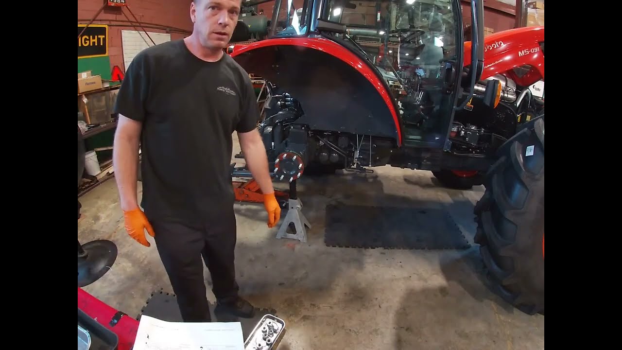Creep range installation on a Kubota M5 tractor