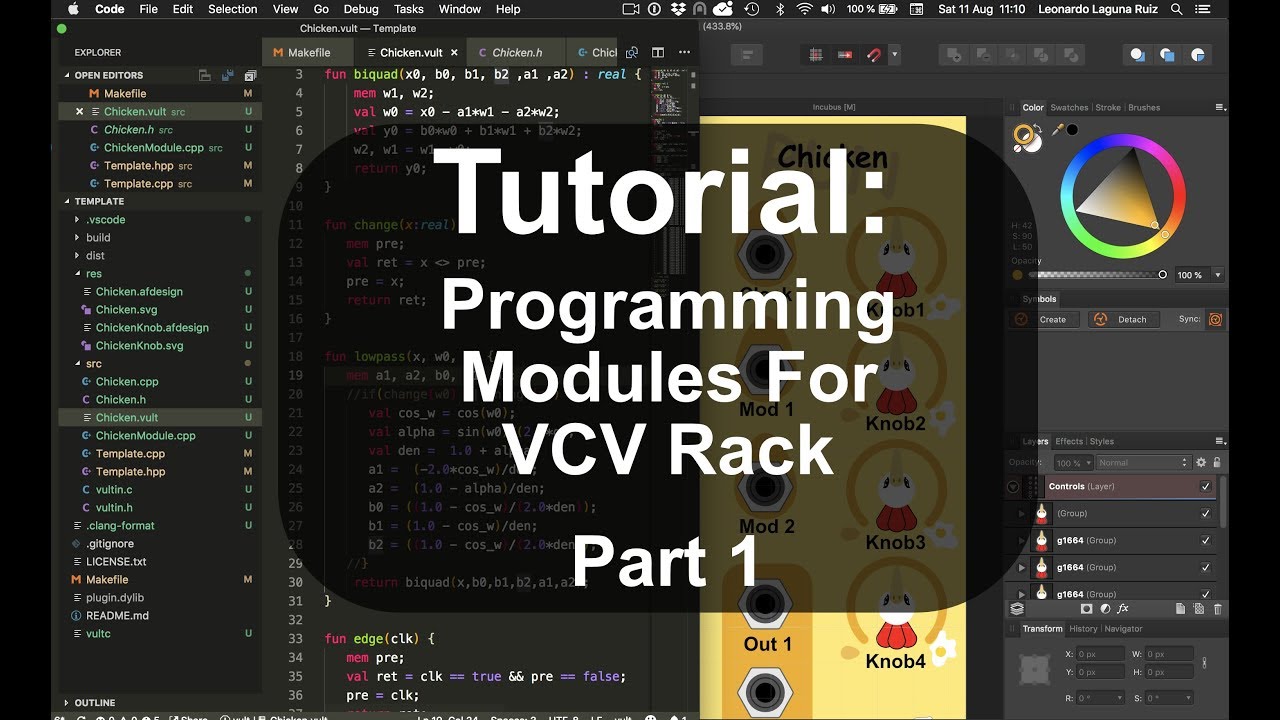 Tutorial: Programming Modules for VCV Rack - Part 1
