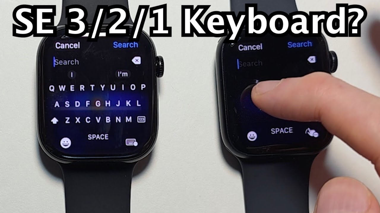 Есть ли у Apple Watch SE 3 (или 2/1) клавиатура?
