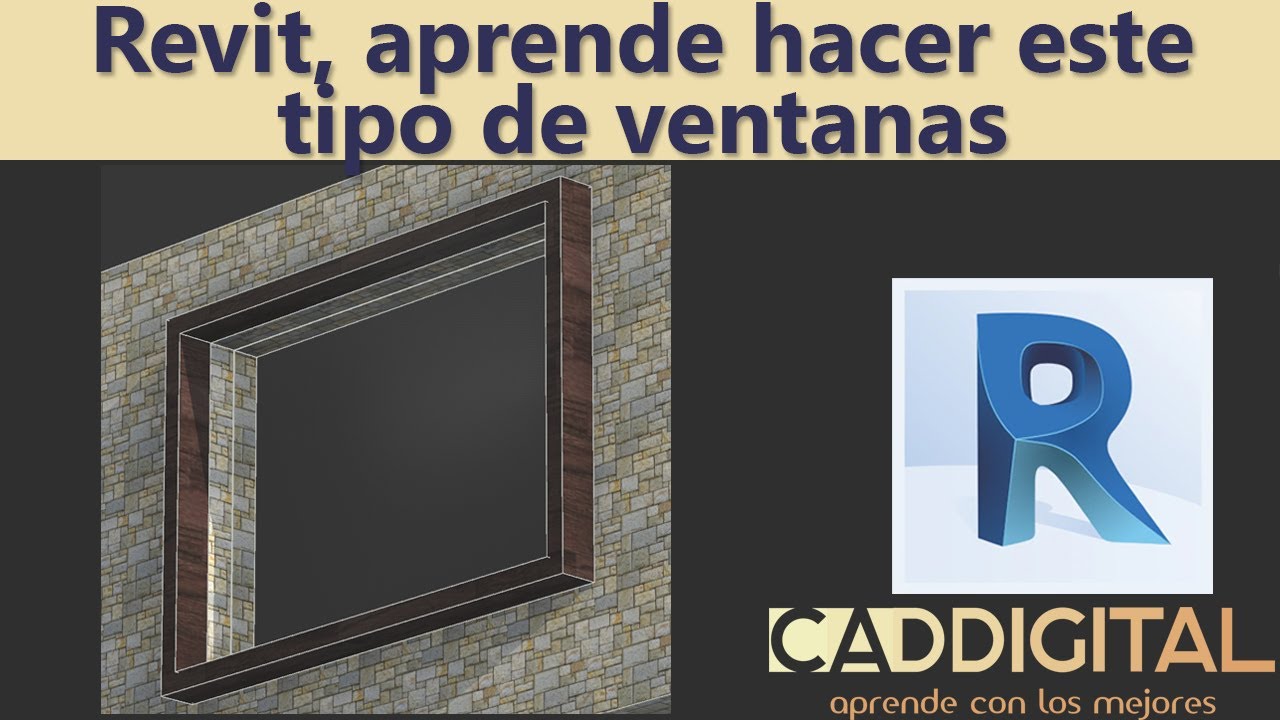 Revit, aprende hacer este tipo de ventanas