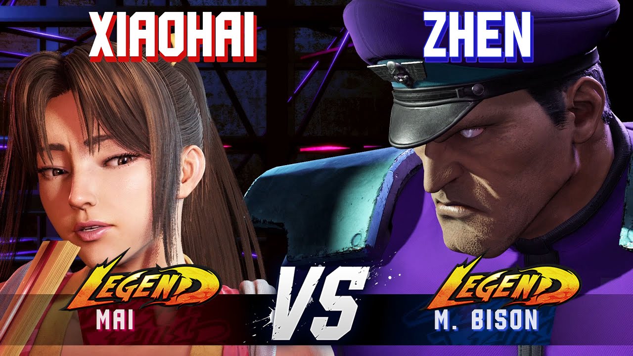 SF6 ▰ XIAOHAI (Mai) vs ZHEN (M.Bison) ▰ High Level Gameplay