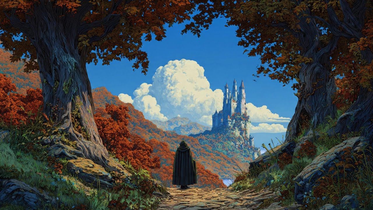 Enchanted Forest Path | Relaxing Medieval Ambience and Fantasy Music