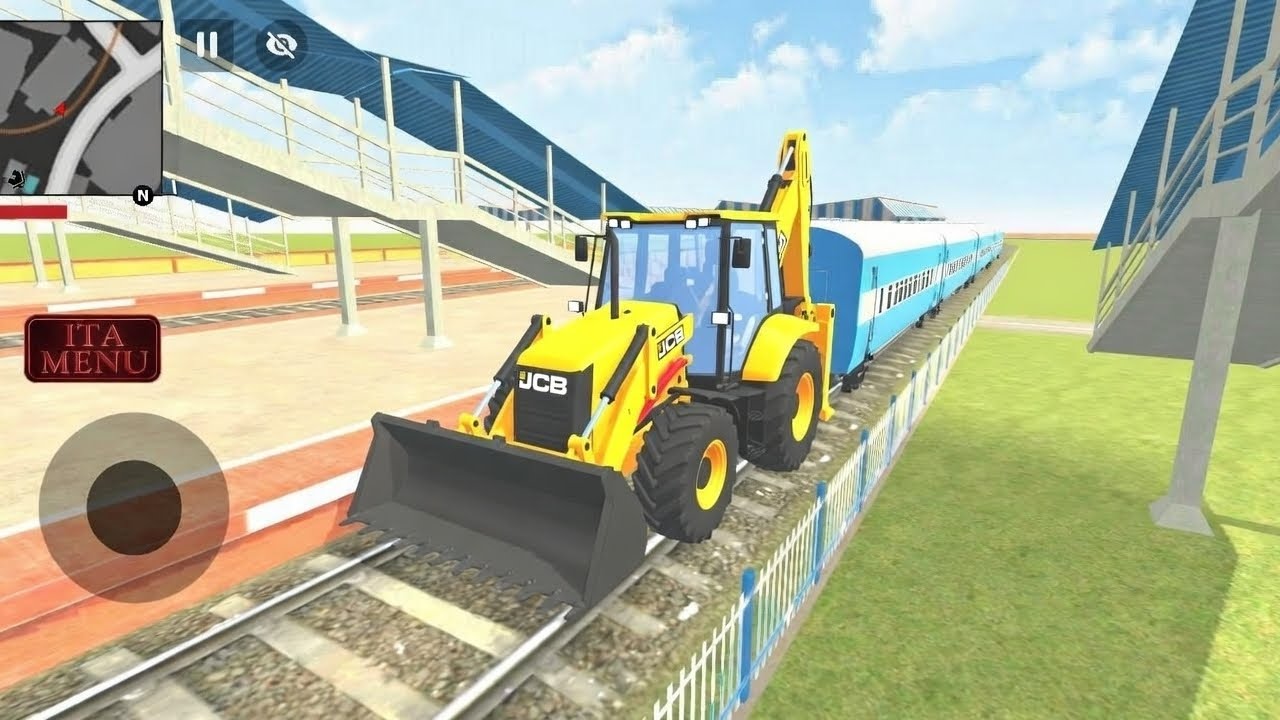 Jack ne sinchan aur dorimon ko jcb train me gumaya 😍😱 in Indian teaft auto simulator