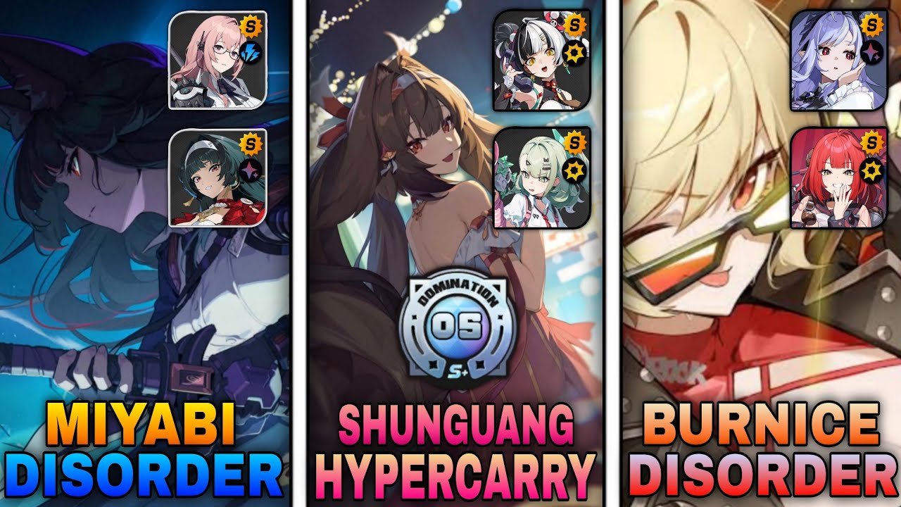 M0 Miyabi Disorder / M0 Ye Shunguang / M0 Burnice Vivian | Shiyu Defense 05 100k pts | ZZZ 2.6