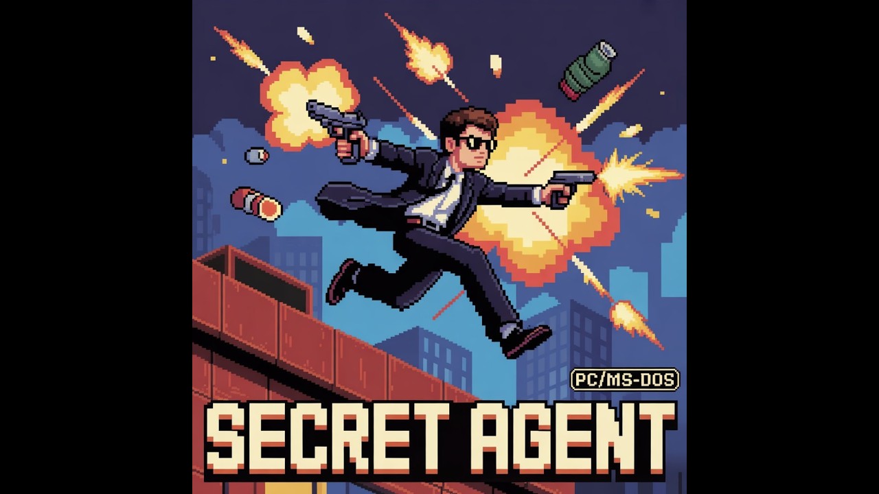 SECRET AGENT (MS-DOS) Parte 2 🕵️‍♂️ ¡NO RECORDABA que fuera TAN DIFÍCIL! 😱 #SecretAgent #MSDOS