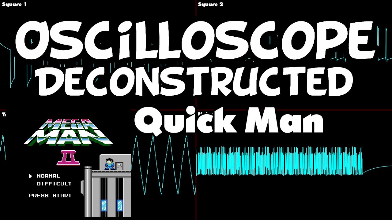 Megaman 2 - Quick Man - Oscilloscope Deconstruction