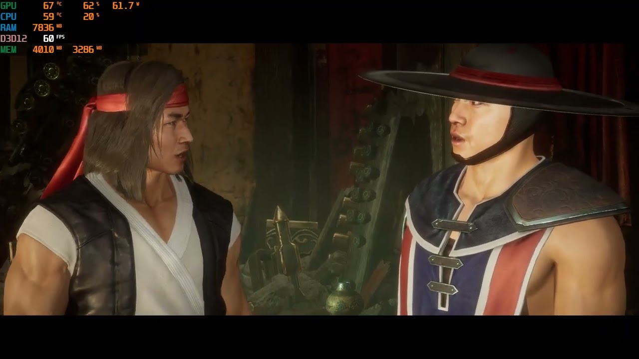 Mortal Kombat 11 Ryzen 5 5600 + RTX 3050 LP