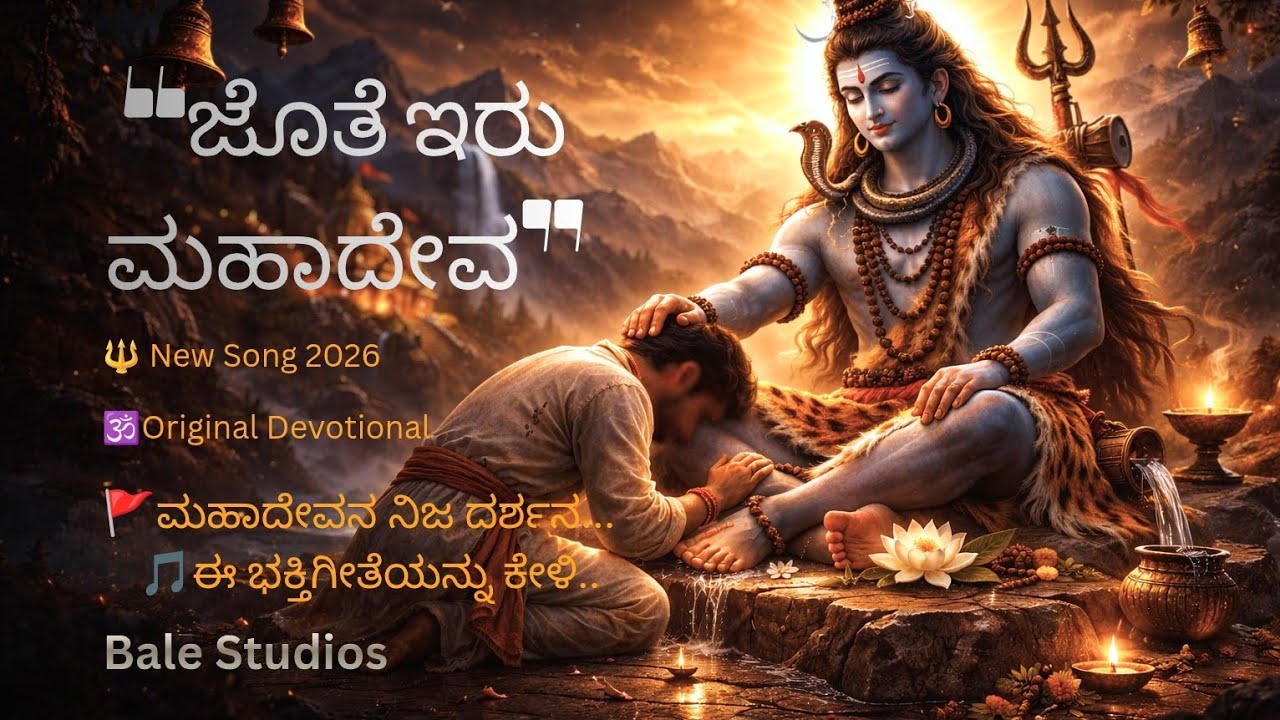 ಜೊತೆಯಲಿ ಇರು ಮಹಾದೇವ | Kannada Shiva Devotional Song | Har Har Mahadev | Bale Studios | ಶಿವ ಭಕ್ತಿಗೀತೆ