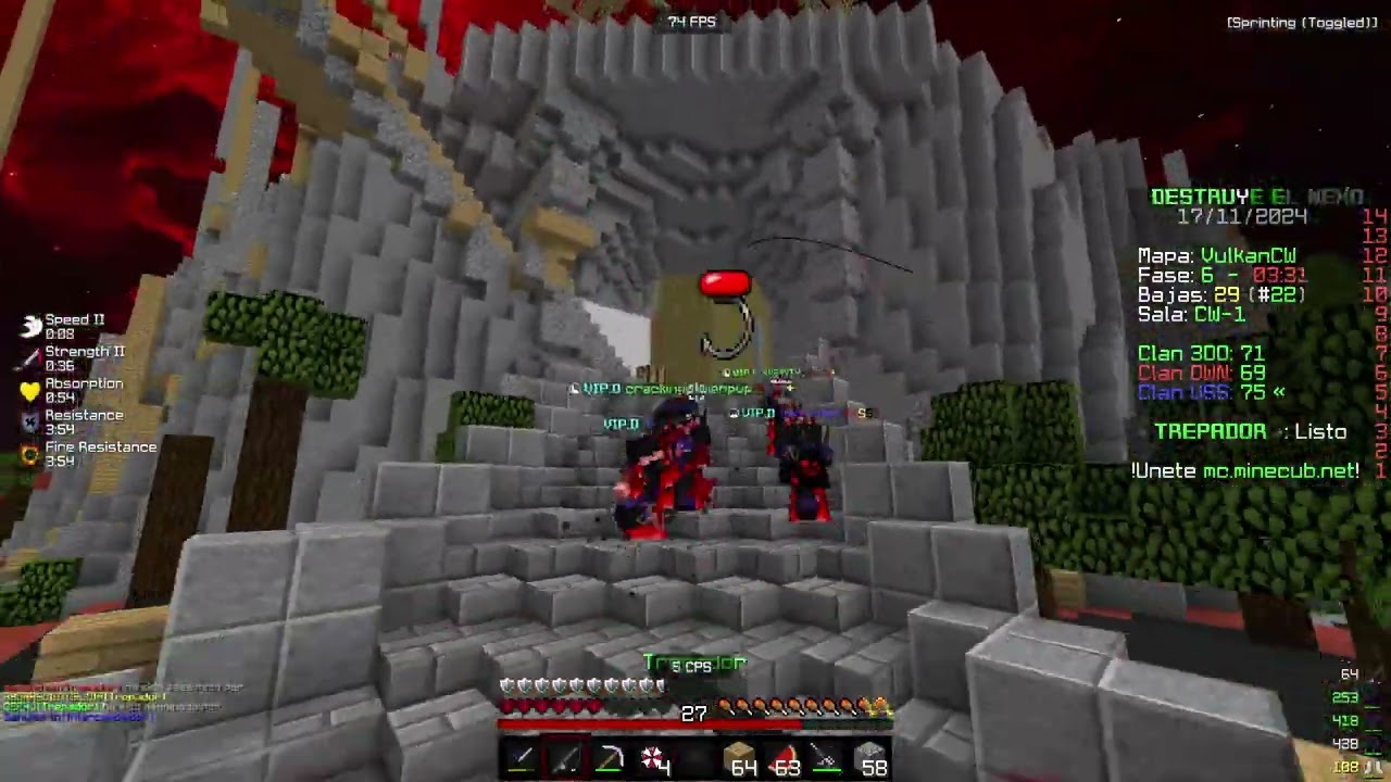 CW MINECUB LIGA | USS - 300 - SHM - OWN | ULTIMOS MINUTOS + VOCES 🐍