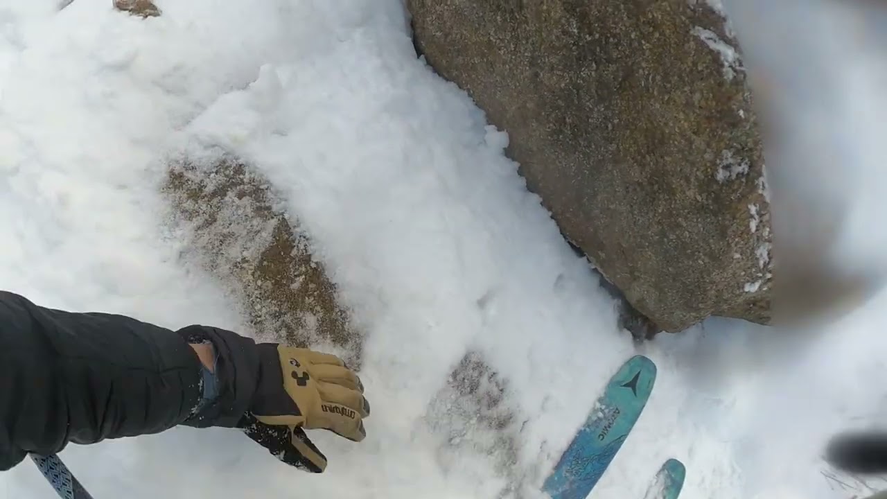 Skiing the Northwest Slide on Peak Above the Nubble (11/22/25)