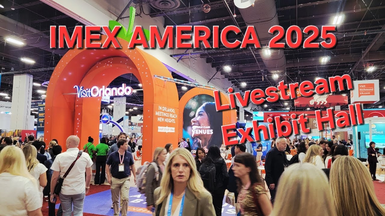 LIVE IMEX AMERICA 2025, Las Vegas, Mandalay Bay, Exhibit hall, livestream IRL