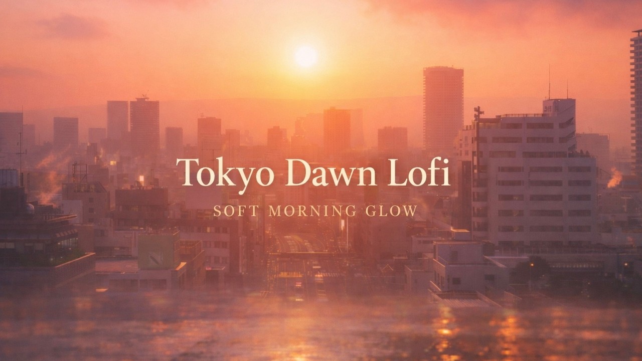 Tokyo Dawn Lofi — Chapter 5: Soft Morning Glow 🌤️ | Hopeful Calm Beats