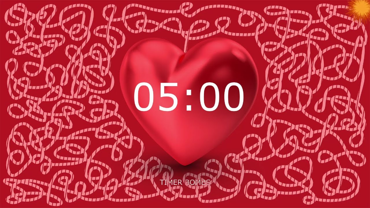 5 Minute Valentine's Heart ❤️ Timer Bomb 💣 | Happy Valentine