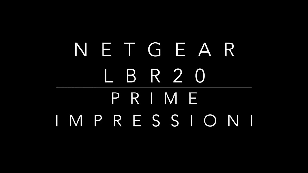 Netgear ORBI LBR20 -4g+ cat 18 - Prime Impressioni