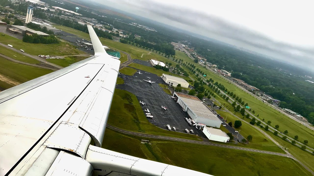 [4K] – Wet & Rainy Richmond Takeoff – American Eagle – Embraer ERJ-170 – RIC – N871RW – SCS Ep. 1043