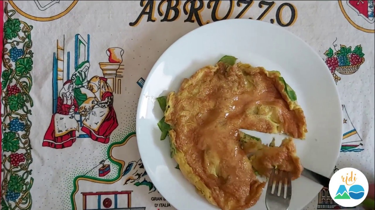 Ricetta Abruzzese - Frittata con i Baccelli dei Piselli
