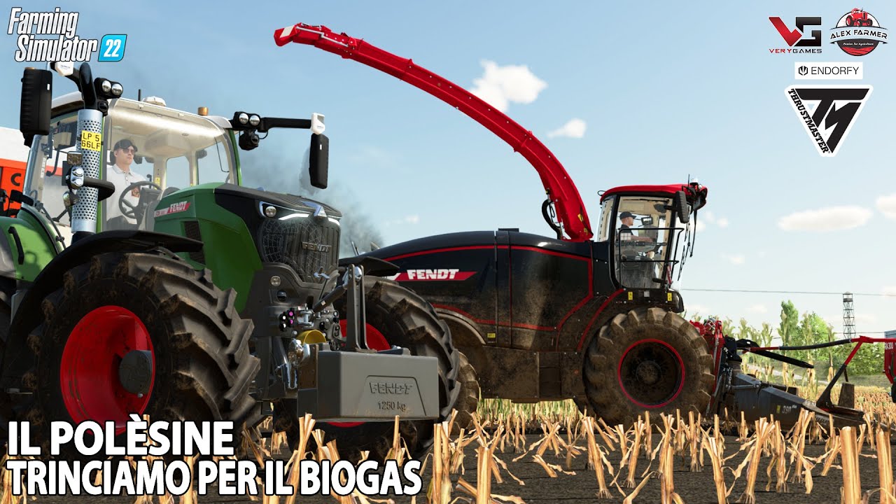 IL POLESINE CON LA CREW A TRINCIARE PER IL BIOGAS - FS22 ALEXFARMER