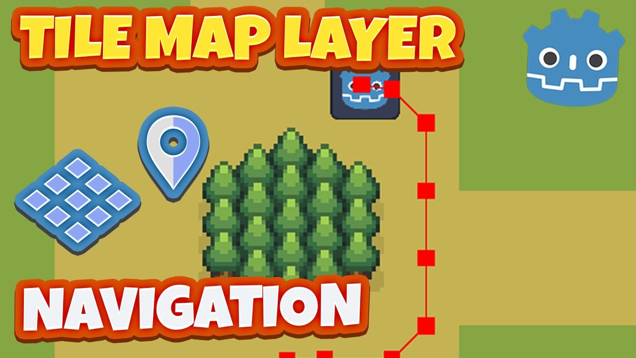 Навигация по 2D TileMapLayer + обход препятствий || Учебное пособие Godot 4.3