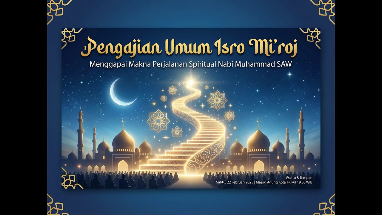 Ya sayyida |LIVE Audio HD Pengajian Umum Di Masjid Nurul Yaqin Peringatan Isro' mi'roj 1447 H.