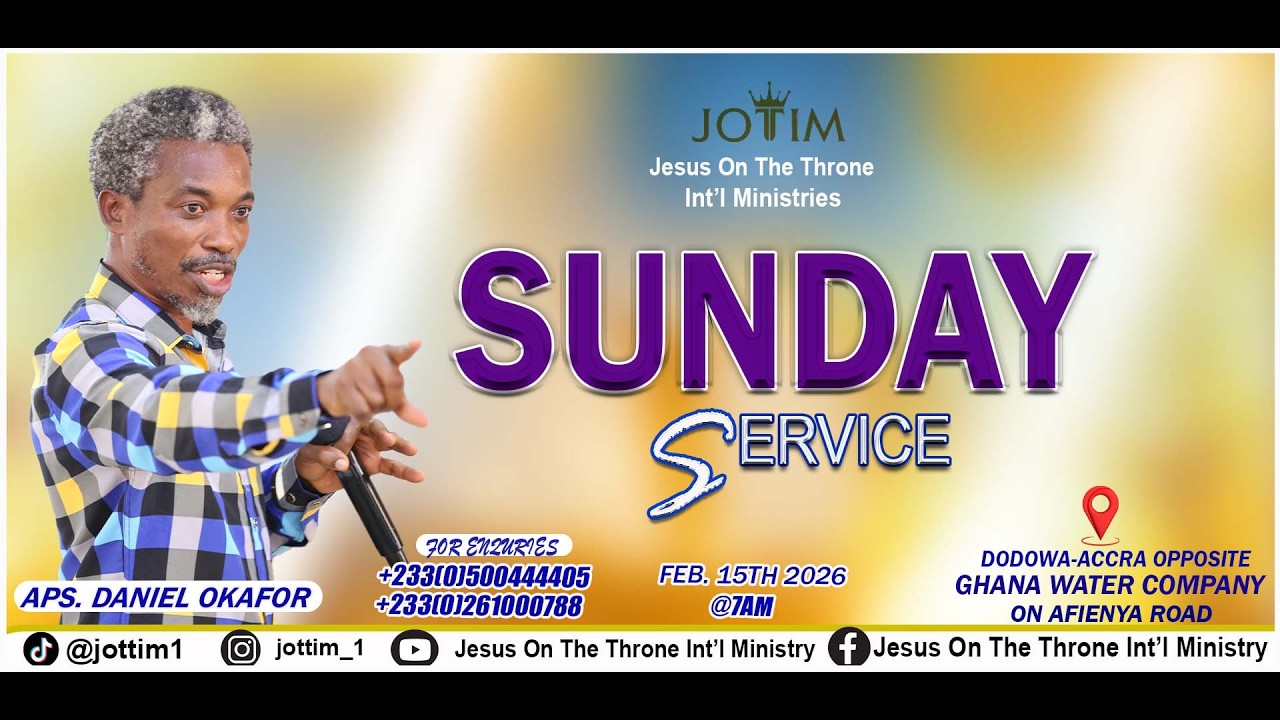 JOTTIM SUNDAY SERVICE WITH APOSTLE DANIEL OKAFOR.
