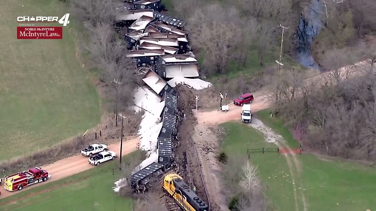 Gravel Train Derails On Stillwater Central Railroad Line