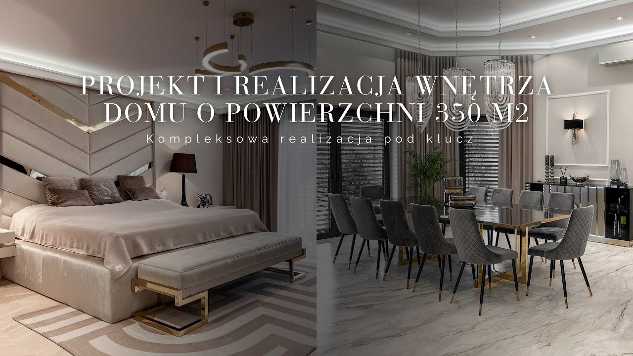 Realizacja wnętrza domu o powierzchni 350 m2 | Dom Małgorzaty i Tomasza