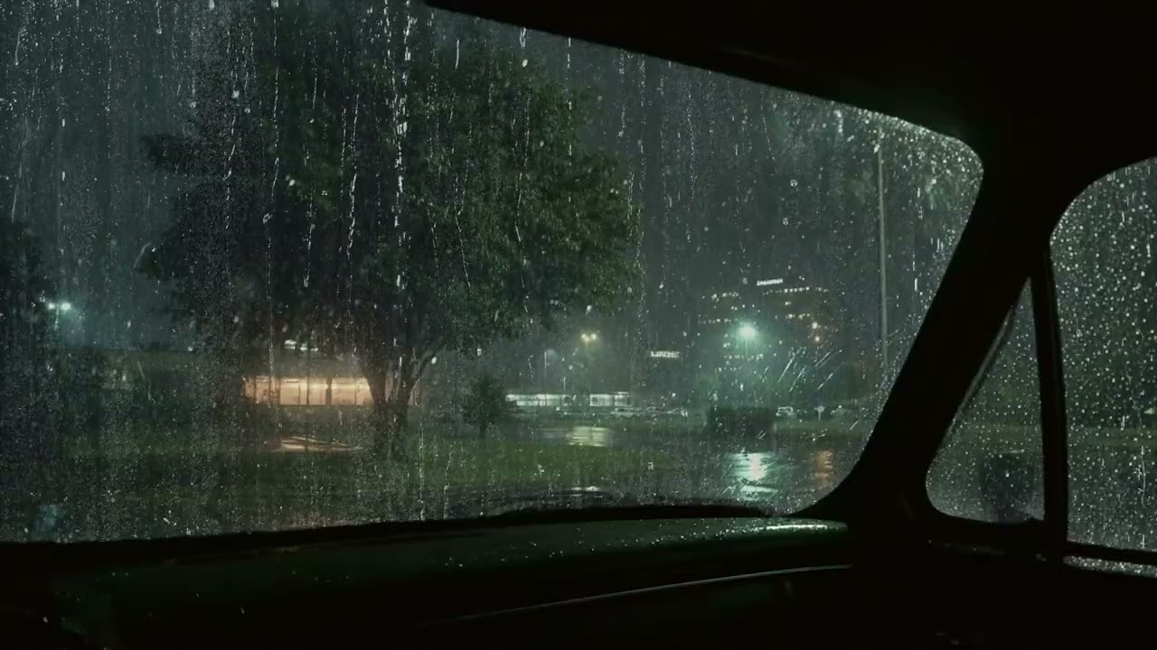 Deep Sleep Rain on Car Window - Fall Asleep in Minutes, Beat Anxiety, Soothing Sounds for Stress