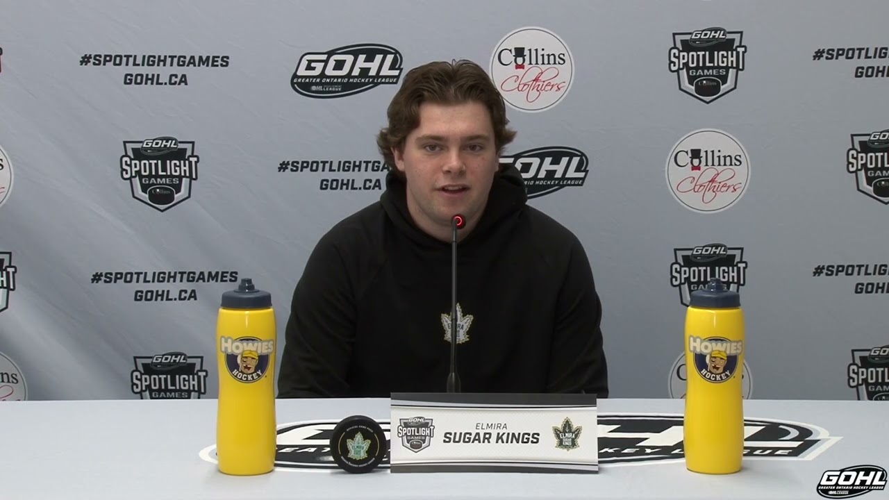 GOHL Spotlight Game (Captains Comments) - Sarnia Legionnaires vs Elmira Sugar Kings