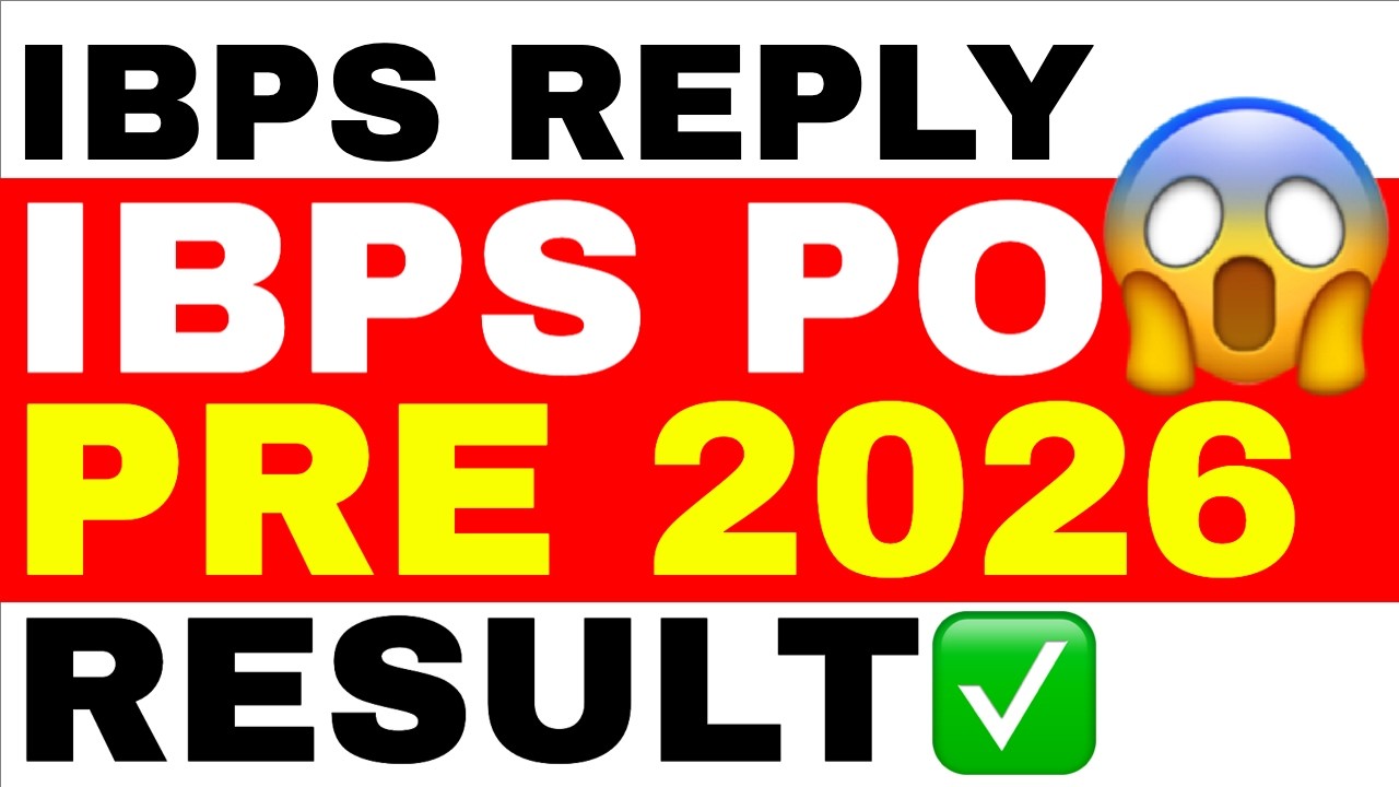 IBPS REPLY - IBPS PO RESULT