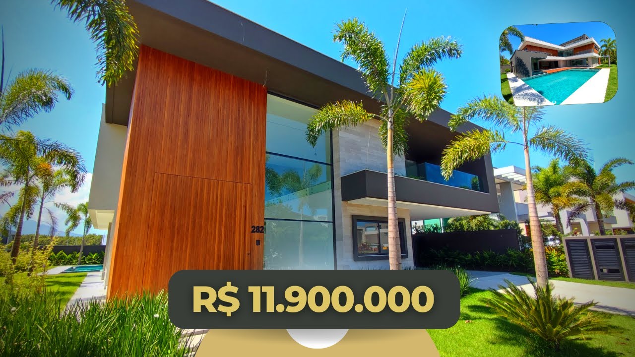 Mans&atilde;o com 5 su&iacute;tes por R$ 11.900.000 no Alphaville, Barra da Tijuca | Griffe House Imobili&aacute;ria