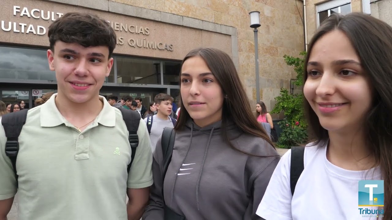 Alumnos salmantinos opinan sobre la EBAU