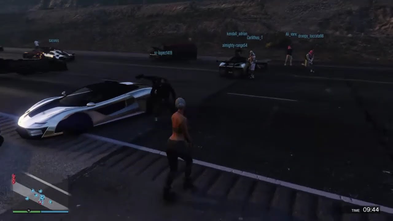# GTA5  narcos peleando la plaza ps4