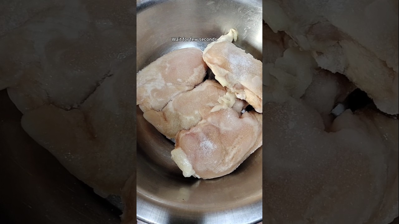 How to defrost chicken Quickly best tip #ytshorts