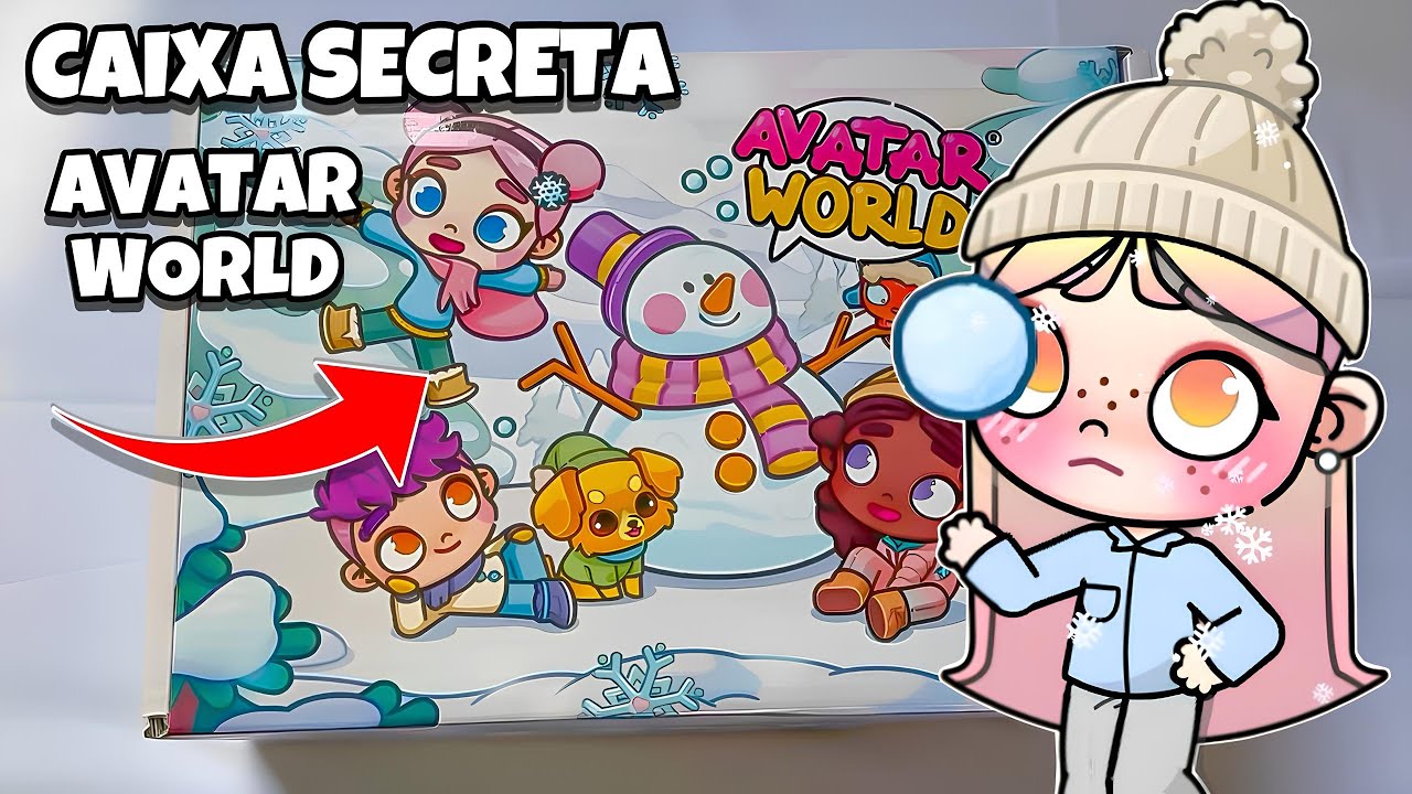 😱🎁 CAIXA SECRETA DE INVERNO AVATAR WORLD DA PAZU | FAMÍLIA TOGETHER