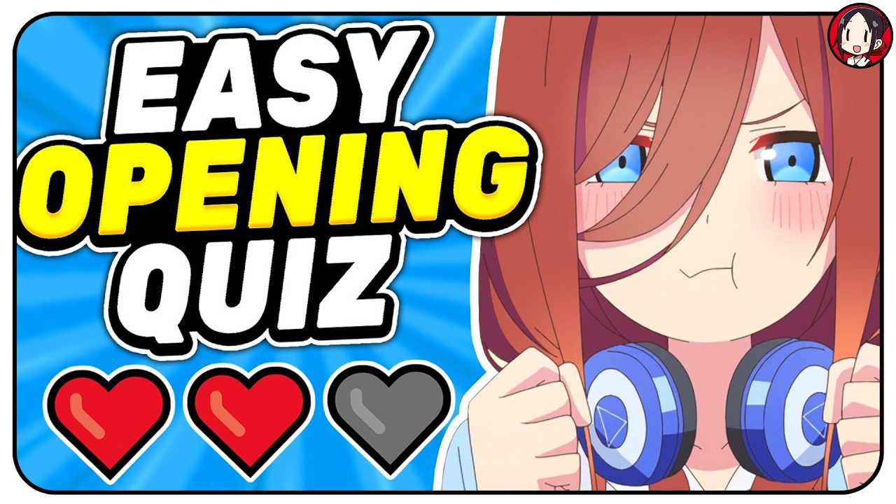 The Easiest ANIME OPENING QUIZ... But 3 FAILS and You LOSE! 🚫