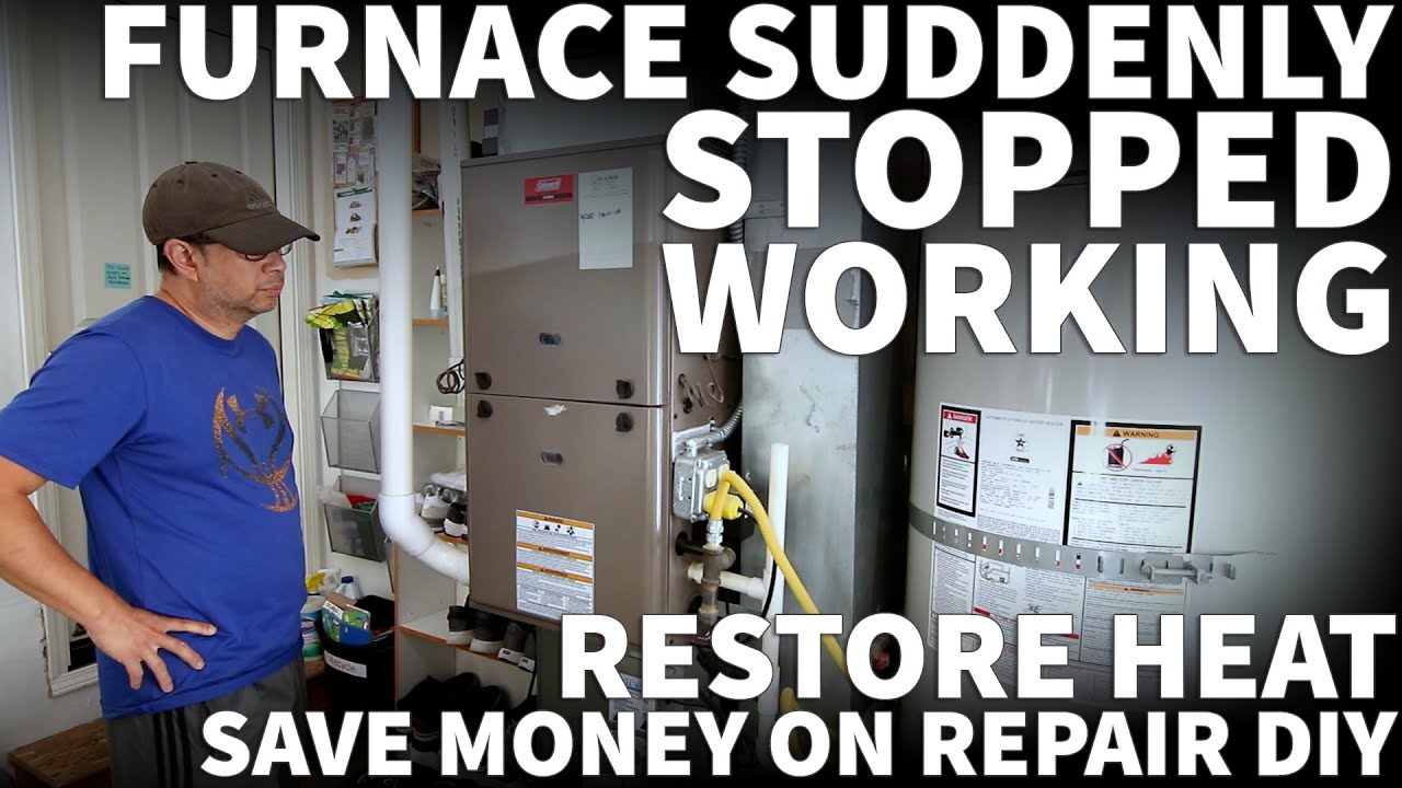 Furnace Suddenly Stopped Working No Heat Fix - Burnt Out Hot Surface Ignitor is 99% of the Problem
